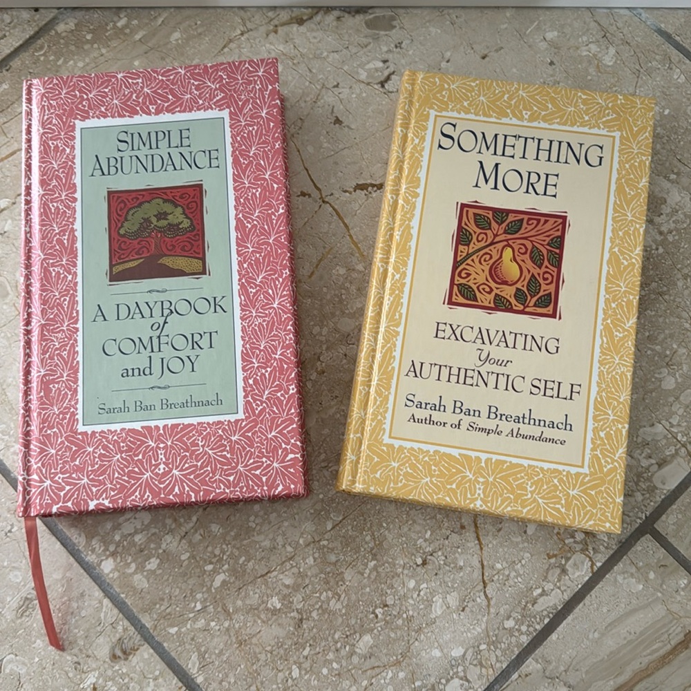 Simple Abundance & Something More - Set of 2 Hardcover books